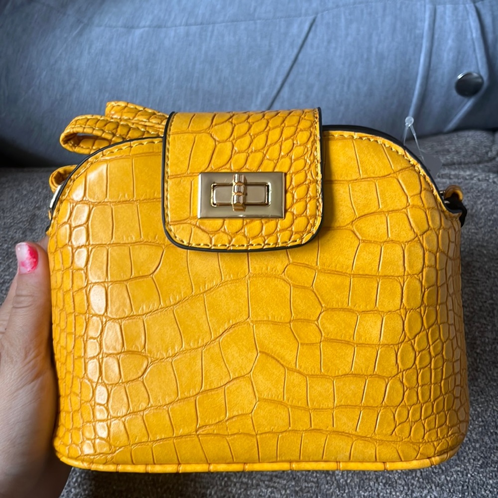 Yellow purse